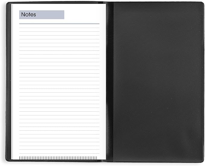 AT-A-GLANCE 2025 Planner, Weekly, 3-1/2" x 6", Pocket Size, Open Scheduling, DayMinder, Black (SK480025)