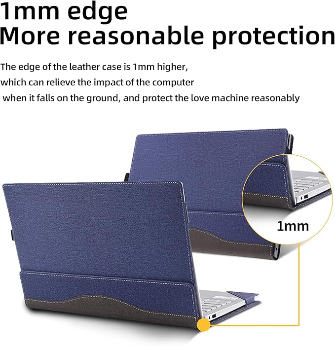 Laptop Case for Lenovo Flex 7 14IAU7 14IRU8 | Slim 7 14IAP7 14IRP8 |IdeaPad Flex 5 14IAU7|IdeaPad Flex 5i 14 2-in-1 Laptop Detachable Laptop Protective Cover Shell (Blue)