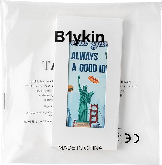 B1ykin Sticky Notes Set - Cartoon Theme Cute Self-Stick Notes Pad Teacher Appreciation Gifts, Self-Adhesive Writing Memo Pages Sticky to Do Notepad for Kids Employee School Office (New York City)