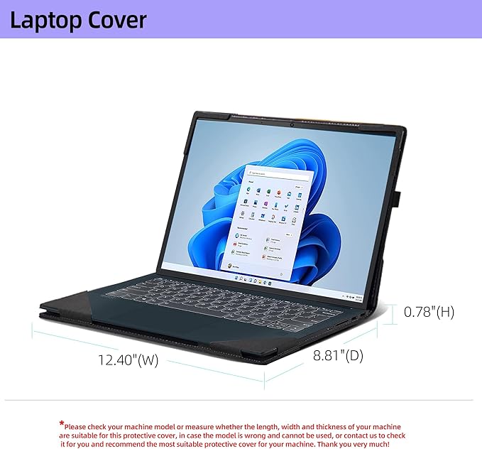 Laptop Case for Lenovo Flex 7 14IAU7 14IRU8 | Slim 7 14IAP7 14IRP8 |IdeaPad Flex 5 14IAU7|IdeaPad Flex 5i 14 2-in-1 Laptop Detachable Laptop Protective Cover Shell (Gray)