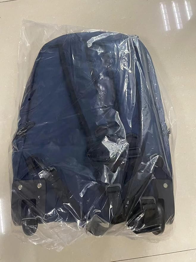 Rolling Backpack for Adults, 15.6 inch Laptop Wheeled Backpack, Travel Backpack with Wheels, Carry on Luggage Business Trolley Suitcase Computer Bag Men Women Blue