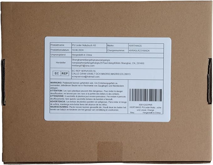 HXRTANGS PU Leather Notebook Binder Set A5, Refillable Writing Journal Planner Organizer with Paper Refills, Index Flags, Subject Dividers, Budget Stickers, Zipper Pocket and Bookmark Ruler, Orange