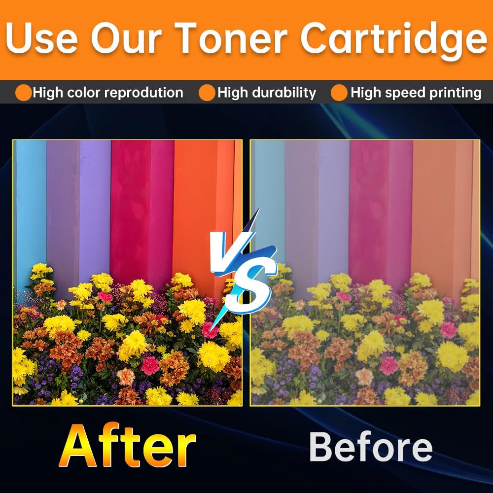 25B3074 High Yield Black Toner Cartridge (45,000 Pages) - Compatible with Lexmark M5255 M5270 XM5355 XM5370 XM7355 XM7365 XM7370 Printers(with Chip)