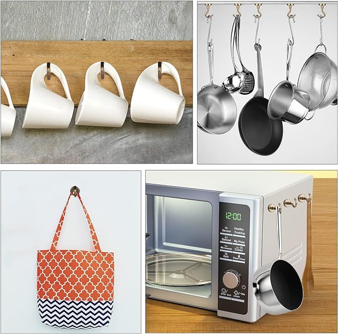 DIYMAG Magnetic Hooks, 30Lbs Strong Heavy Duty Cruise Magnet S-Hooks for Classroom, Fridge, Hanging, Cabins, Grill, Kitchen, Garage, Workplace and Office etc, (20 Pack-Yellow)