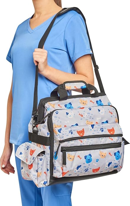Nurse Mates Ultimate Nursing Bag | Multiple Compartments | Interior Laptop Compartment | Durable Zippers