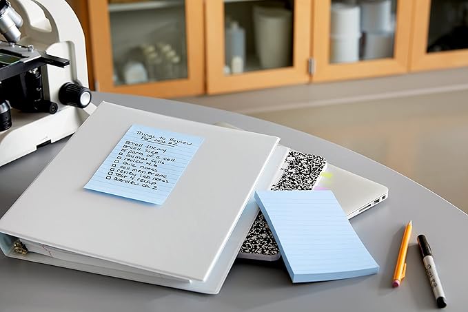 Post-it Greener Notes, 4x6 in, 5 Pads, America's #1 Favorite Sticky Notes, Sweet Sprinkles Collection, Pastel Colors, Clean Removal, 100% Recycled Material (660-RP-A)