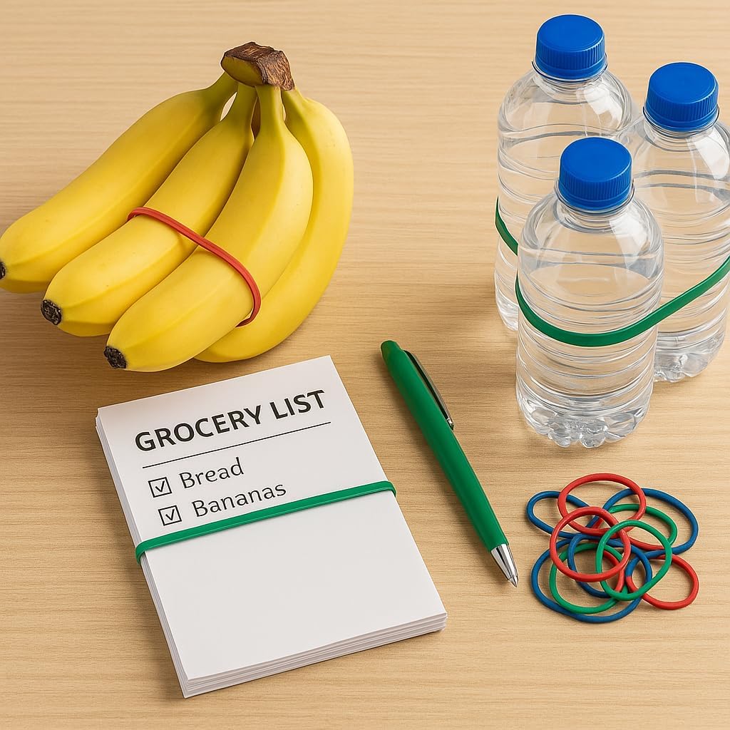 Upgrade Office Supply UPG22754PK3 Rubber Bands, Assorted Size and Colors, 1/4 lb 3-Pack, USA