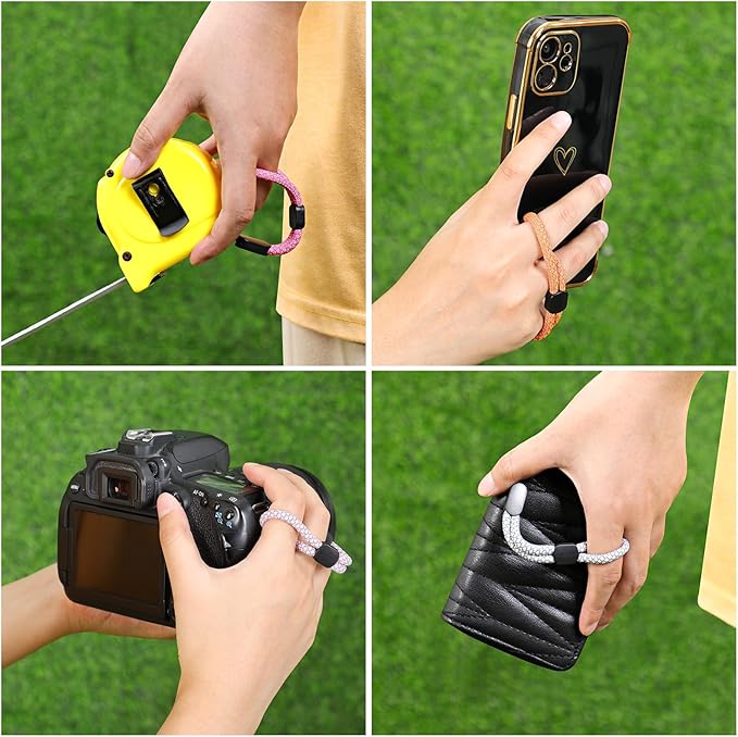 Hand Wrist Strap Lanyard, Adjustable Nylon Colorful for Mobile Phone, Camara, USB Flash Drive, ID Name Tag Badge