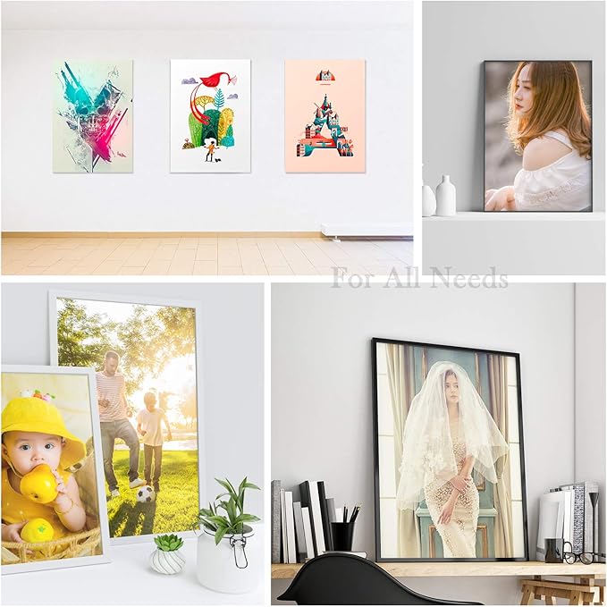 A-SUB Premium Photo Paper Luster 13x19 Inch 66lb for Inkjet Printers 50 Sheets, Single Sided