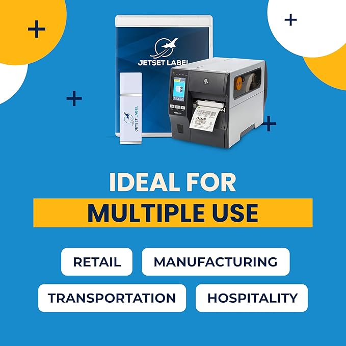 Zebra ZT411 203 DPI | Thermal Transfer & Direct Thermal | ZT41142-T010000Z Industrial Printer | Width 4 Inches Features Serial, USB, Ethernet & Bluetooth Connectivity | Includes Jetset Software