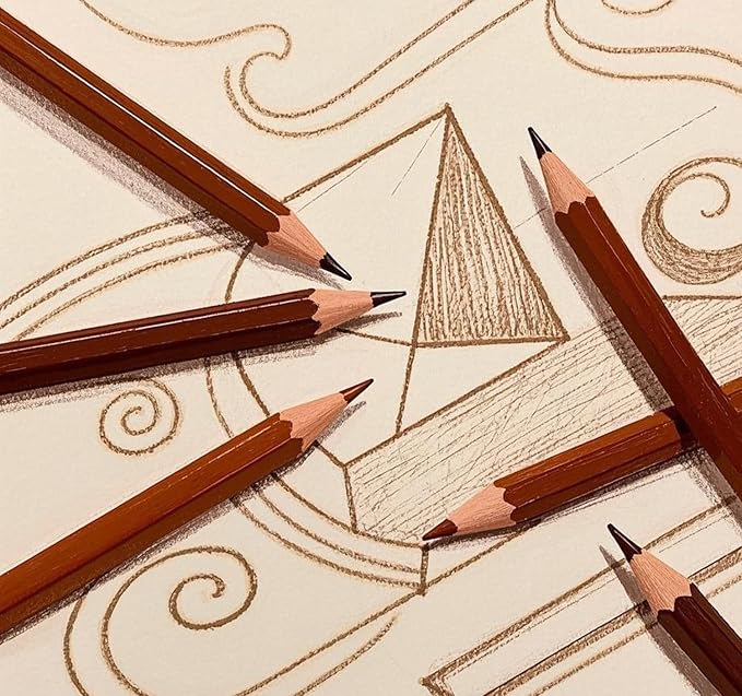 Adhere 25pcs Checking Pencils Erasable colored Pencils Pre-Sharpened #2 HB,for Checking Tests Grading Map Coloring,school Correcting,editing Office Favors,including a Free sharpener.(Brown)