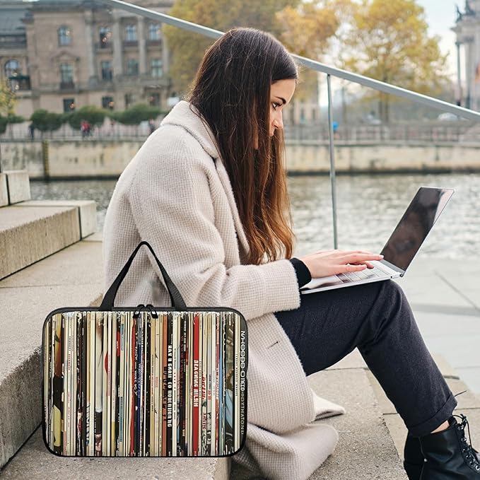 Laptop Sleeve Case Bag 13 inch, Books Slim Carrying Case Durable Handbag Travel Laptop Bag for 13 inch MacBook Air M3/M2/Pro M2/ 13" iPad Pro/Air M4/M2 2024