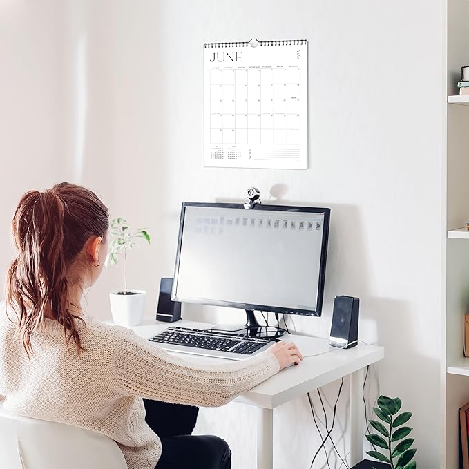 Beautiful 2025-2026 Wall Calendar - Runs from January 2025 until July 2026 – 14.5"x11.5" Office Wall Calendar for Easy Organizing