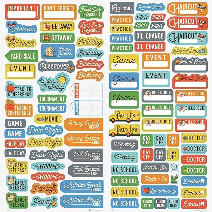 Disney Frozen Calendar 2025 - Deluxe 2025 Anna and Elsa Mini Calendar Bundle with Over 100 Calendar Reminder Stickers (Frozen Gifts, Office Supplies)