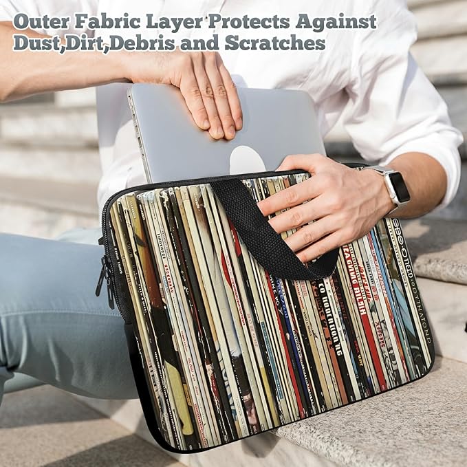 Laptop Sleeve Case Bag 13 inch, Books Slim Carrying Case Durable Handbag Travel Laptop Bag for 13 inch MacBook Air M3/M2/Pro M2/ 13" iPad Pro/Air M4/M2 2024