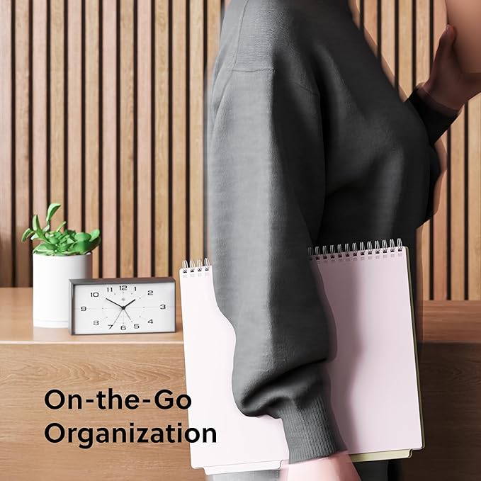 Smead Poly Project Organizer, 6 Tabs, 12 Pockets, Letter Size, Pastel (89208) (Pack of 1)