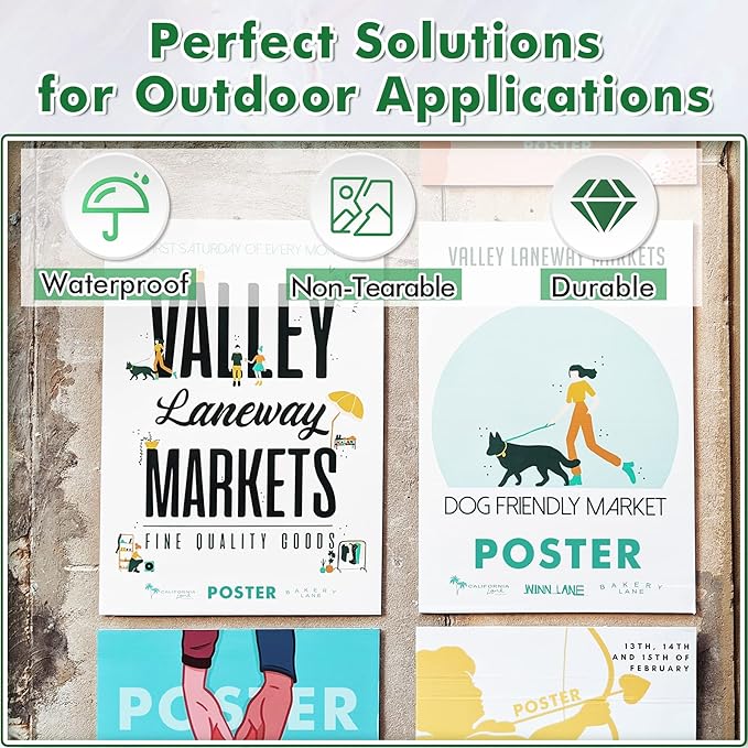 Koala Waterproof Paper for Laser Printer, Tearproof Printer Paper, Matte Double Sided Printable White Film 8.5x11 In 25 Sheets For Printing Backpacking Maps