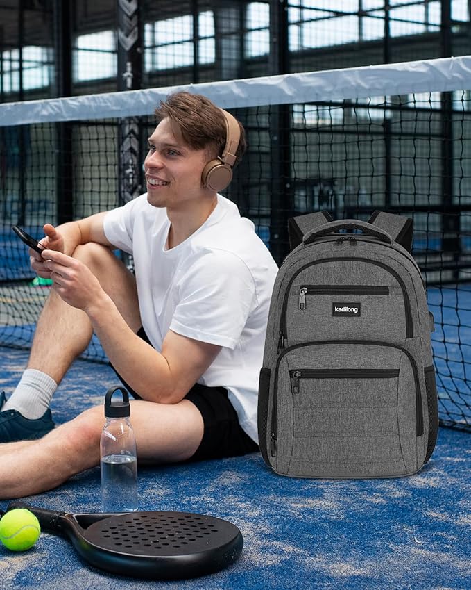 Backpacks for Men 17.3 Inch,Bagpacks School Backpack for Boys Teenager,Computer Backpack with Laptop Compartment & USB Charger,Mochilas Hombres Morrales for Workout College Middle School