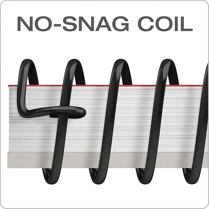 Tops Classified Business Notebook, 5.5 x 8.5-Inch, College Rule, 100 Sheets per Book, Ruby Plastic Cover (73505) (Pack of 2)