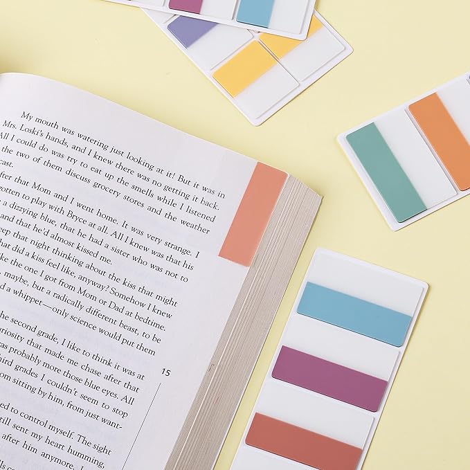 Mr. Pen- Sticky Index Tabs, 360 Pcs, Colorful Sticky Tabs for Notebooks, Page Markers, Page Tabs for Binders, Page Tabs Sticky Tabs for Books, Notebook Tabs, Book Sticky Tabs for Notebooks