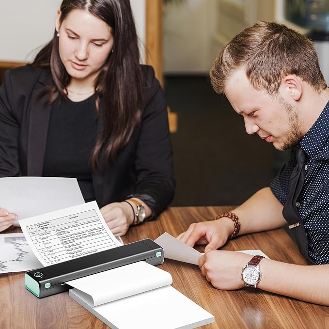 Thermal Paper, A4 Size, 100 Sheets, Compatible with Brother PocketJet PJ762/PJ763MFi, Hprt, Phomemo, etc.