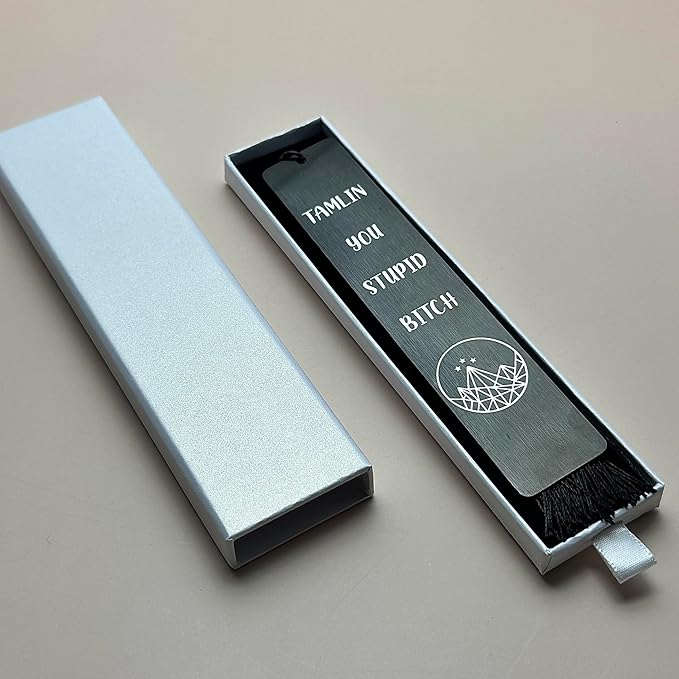 Funny Christmas Bookmark for Women - Gifts Bookmark for Women Men You Stupid Bitch Book Lover Gifts for Bookish Reader Nerd Fans Friends Book Accessories Bookmark Reading Birthday Gifts