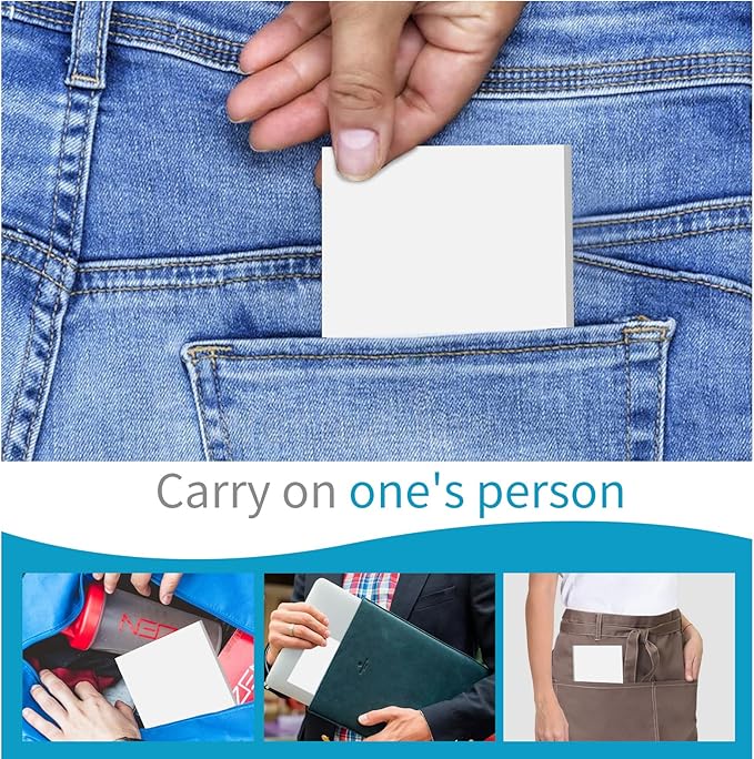 Joyberg Notepads 4x6, 6 Blank Note Pads 4x6, 50 Sheets Each, Blank Notepad for Home, Office, and School for Writing Notes, Shopping Lists, and to-do Lists in Everyday Life