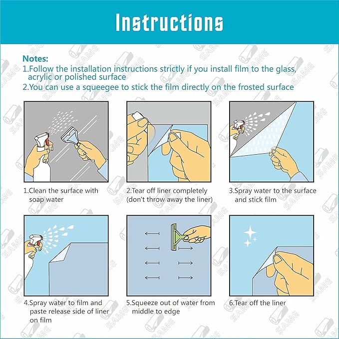 Clear Dry Erase Board Paper-Whiteboard for Fridge-Clear Contact Paper Sheets for Wall-Adhesive Dry Erase Board Sticker for Desk/Refrigerator/Office/Classroom/Wallpaper(5.82''X8.27''X6 Pcs)