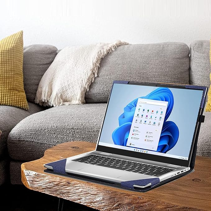 Laptop Case for Lenovo Flex 7 14IAU7 14IRU8 | Slim 7 14IAP7 14IRP8 |IdeaPad Flex 5 14IAU7|IdeaPad Flex 5i 14 2-in-1 Laptop Detachable Laptop Protective Cover Shell (Blue)