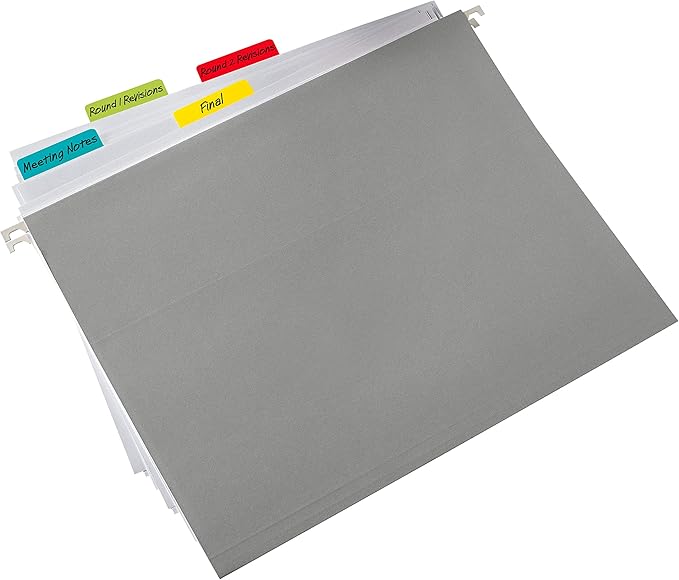 Post-it Tabs, 2 in, Solid, Assorted Primary Colors, 6 Tabs/Color, 4 Colors, 24 Tabs/Pack (686-ALYR)