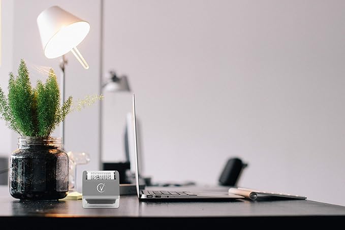 Identity Theft Protection Roller Stamps Wide Kit - Confidential Roller Stamp, Anti Theft, Privacy & Security Stamp, Designed for ID Blackout Security - Classy Gray with 6 Refills