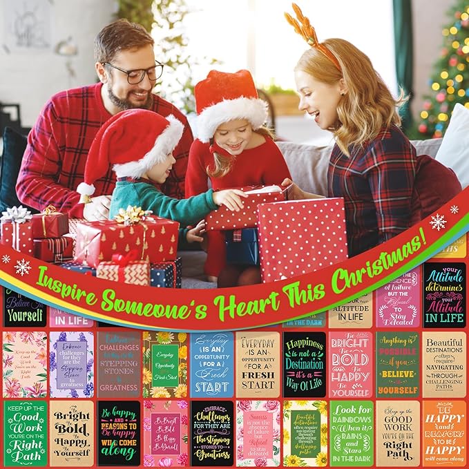 60 Pcs Mini Inspirational Notebooks Bulk with 60 Pcs Colorful Pens, Small Pocket Journal Notepads Set, Motivational Bulk Gifts for Women Men Teacher Student Kids,Fun School Office Supplies,3.5"x5.5"