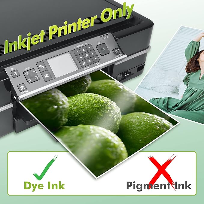 Koala Double Side Thin Glossy Photo Paper 11x17 Inches 120gsm 100 Sheets Compatible with Inkjet Printer and Dye Ink 32LB