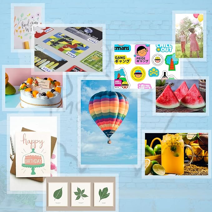 HTVRONT Self-Adhesive Laminating Sheets - 50 Sheets, 9 x 12 Inches, No Machine Needed, Clear