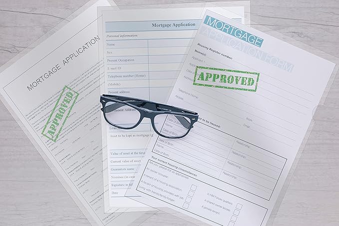 Performore 12 Pack of Clear Project Pocket Sleeves, 9" X 14.5" Legal Size Transparent Plastic Folder Protectors for Documents, Files and Papers, Premium Quality