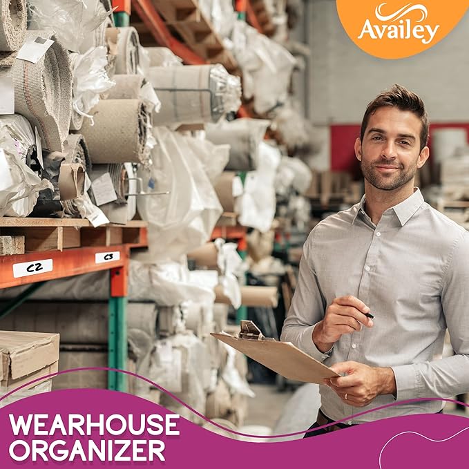 Availey 32 Pieces (4 x 1.8") - White Magnetic Dry Erase Labels - Reusable Strips for Classroom Home Office Garage Refrigerator - Blank Writable Erasable Cards - Name Tags Students Locker Shelf