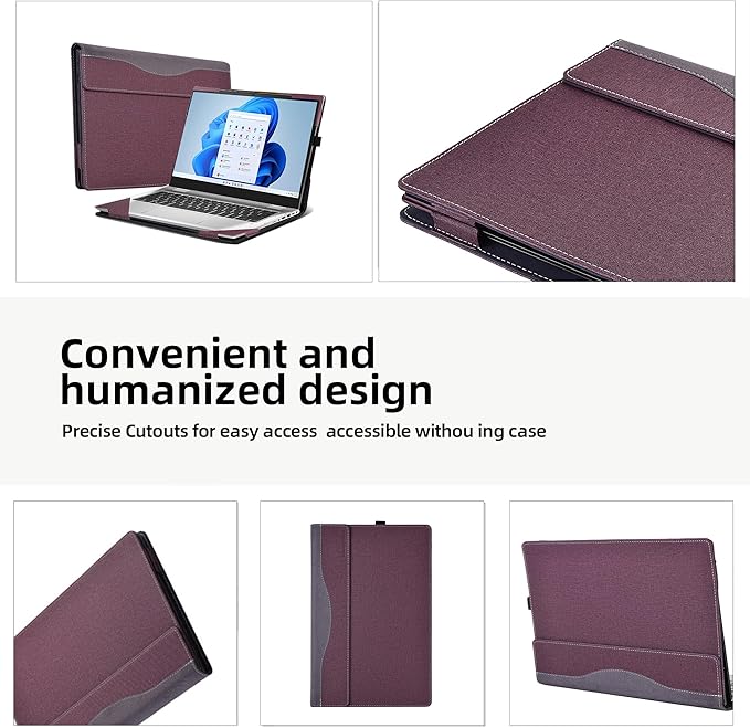 Laptop Case for Lenovo Flex 7 14IAU7 14IRU8 | Slim 7 14IAP7 14IRP8 |IdeaPad Flex 5 14IAU7|IdeaPad Flex 5i 14 2-in-1 Laptop Detachable Laptop Protective Cover Shell (Wine red)