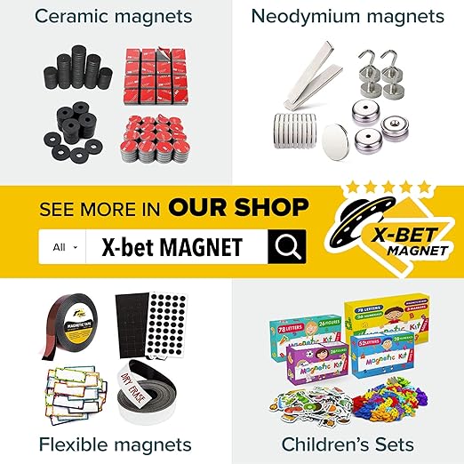X-bet MAGNET Inkjet-Optimized Printable Magnetic Sheets - 8.5x11 Magnet Paper for DIY Stickers, Decorations, Labels - Easy to Print, Cut & Create Your Own Magnets (Glossy, 3pcs)