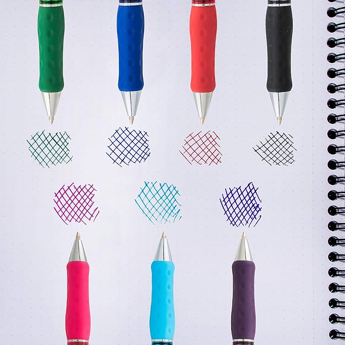 Pentel RSVP Super RT Ballpoint Pen, (0.7mm) Fine Line, Blue Ink, 2-Pk - BX477BP2C