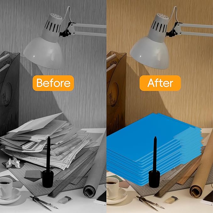 36 Packs File Folder,Blue Folders 1/3-Cut Tabs,Letter Size File Folder,8.5x11 Inch File Folders for Office,School and Home,Organizer Documents