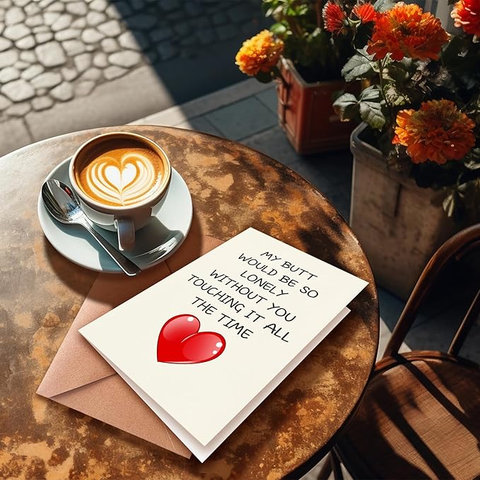 Funny Birthday Card for Hubby Boyfriend Fiance, Universal for Men, Suitable for Him, Anniversary, Valentine's Day, Cheeky, Humorous, Unique Style, Comes with A Warm Envelope