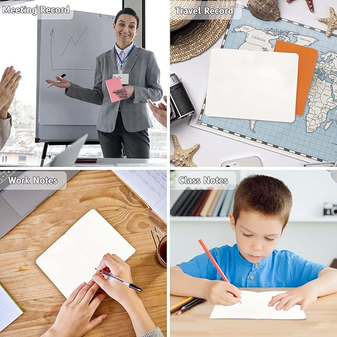 16PCS Mini Notebooks Bulk, 3.5" x 5.5", 16 Color, 60 Pages Blank Paper Small Pocket Notebook Set, Mini Journal Memo Notepads for Kids, Students, Traveler, School Office Supplies