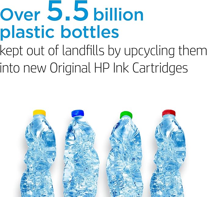 HP 923 Black, Cyan, Magenta, Yellow Ink Cartridges (4-Pack) | Works OfficeJet 8120 Series, OfficeJet Pro 8130 Series | Eligible for Instant Ink | 6C3Y6LN