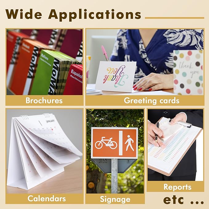 Koala Photo Paper Double-side Matte 8.5X11 Inches Compatible with Inkjet Printer 48LB Presentation Paper 100 Sheets