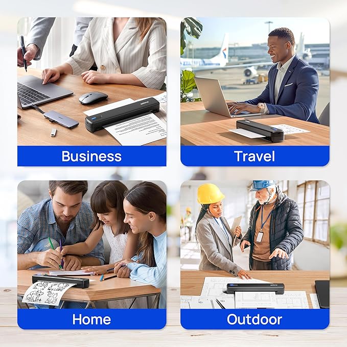 POLONO D810 Thermal Printer Paper 8.5 x 11 Inch, Advanced Thermal Printing, US Letter Size Thermal Paper Compatible with D810, Size 8.5" x 11", 1 Pack, 100 Sheets