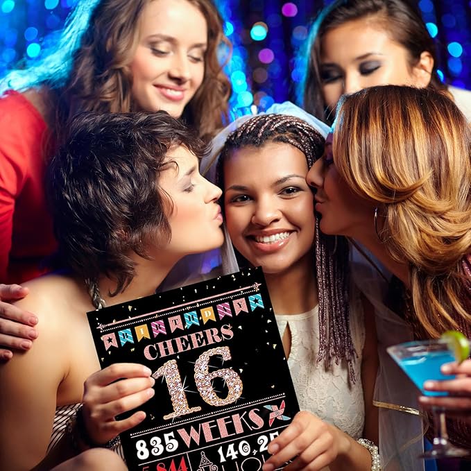 16th Birthday Card, 16th Birthday Decorations for Girls, 16th Birthday Gifts for Daughter, Back in 2009 Birthday Card, Rose Gold