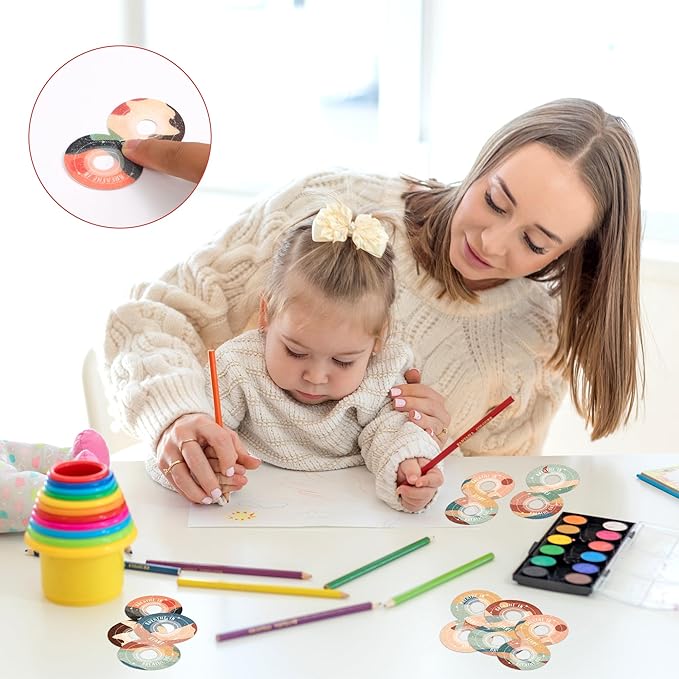 36Pcs Calm Strips for Anxiety Sensory Calm Strips Anti Stress Anxiety Relief Items Tactile Textured for Breathing Exercise Fidget Strips for Kids Teens Adults Home Classroom Supplies (Sun)