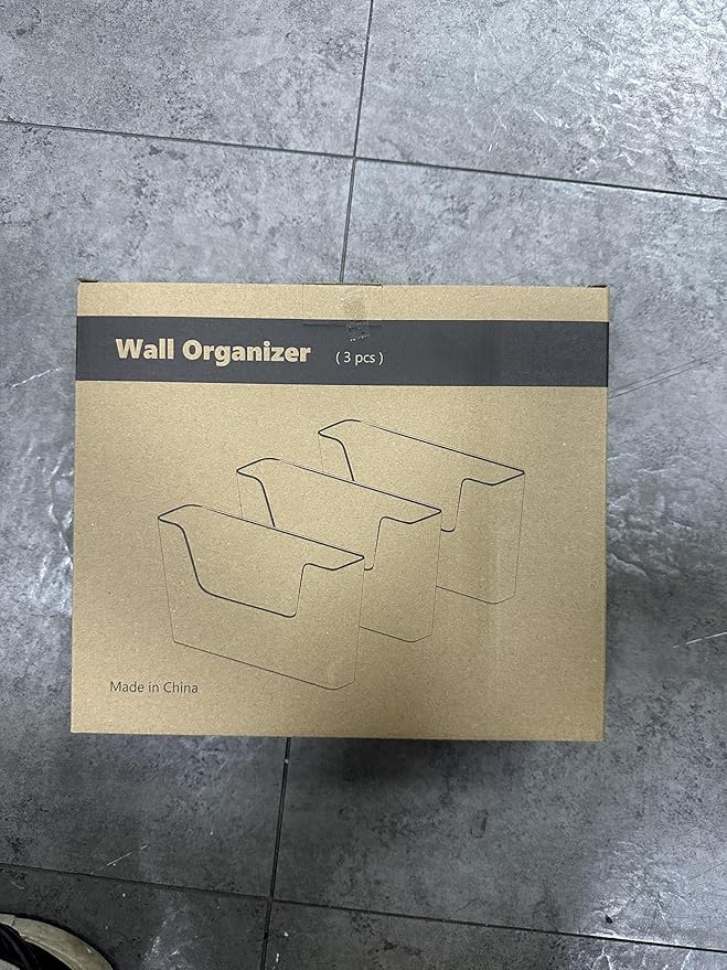 YOHOM No Drilling File Holders (Matte Black 3)