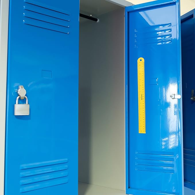 Westcott 16264 Magnetic Flexible Rulers, 12 Inch, Yellow (3 Pack)