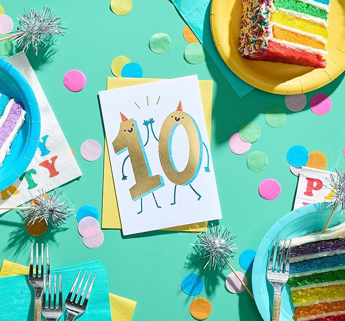 American Greetings 10th Birthday Card (Double High-Five)